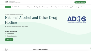 National Alcohol and Other Drug Hotline (ADIS)